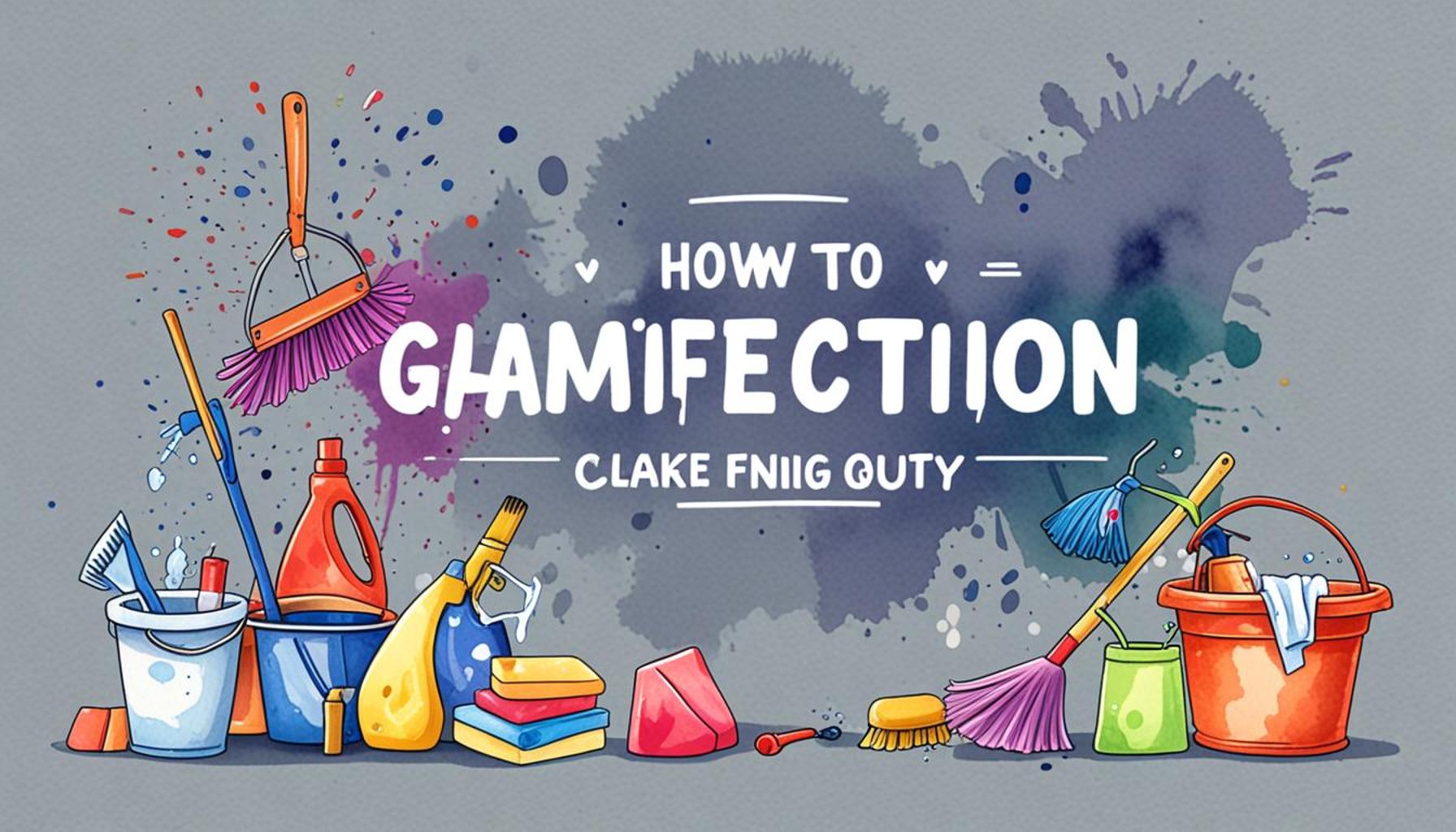 How to use gamification to make the execution of the cleaning schedule more fun and motivating