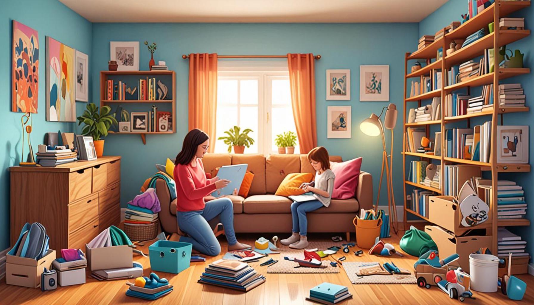 Decluttering with the Family: Strategies to Involve Everyone in Home Organization