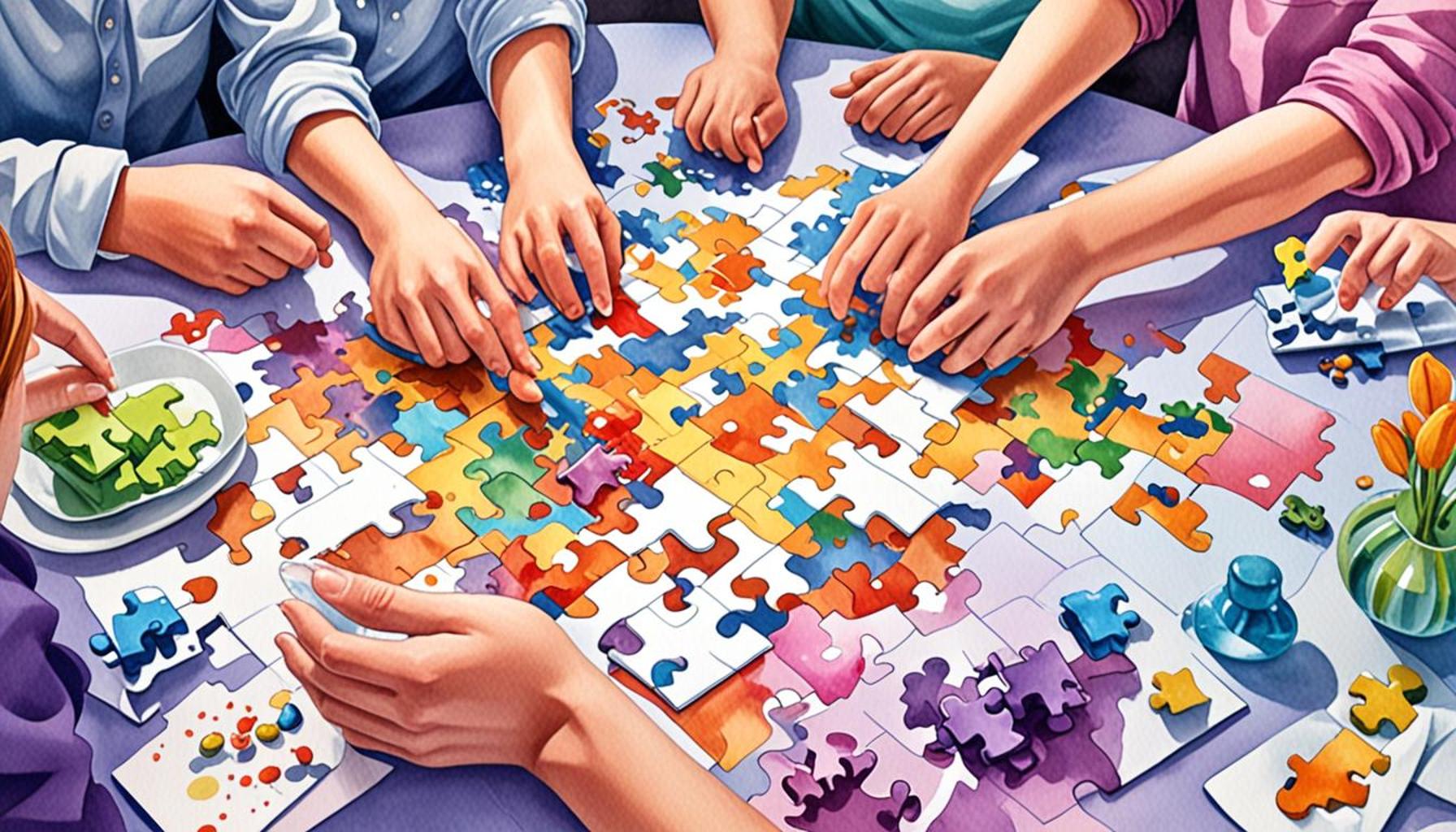 The Role of Social Interaction in Cognitive Games: Building Connections Through Puzzles